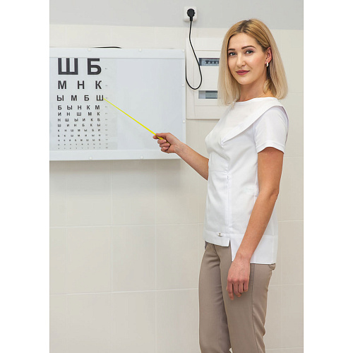 Туника женская WW135, белый, 40