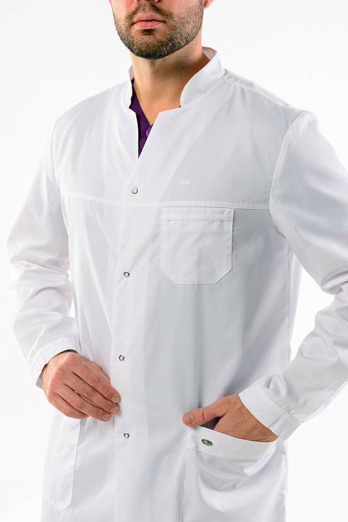 Халат мужской «Руслан», белый, 62