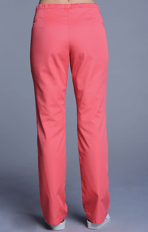 Брюки женские со шнуром, настурция, 58
