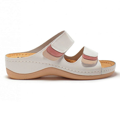 Тапочки-сабо Леон 904, женские, белые, 39