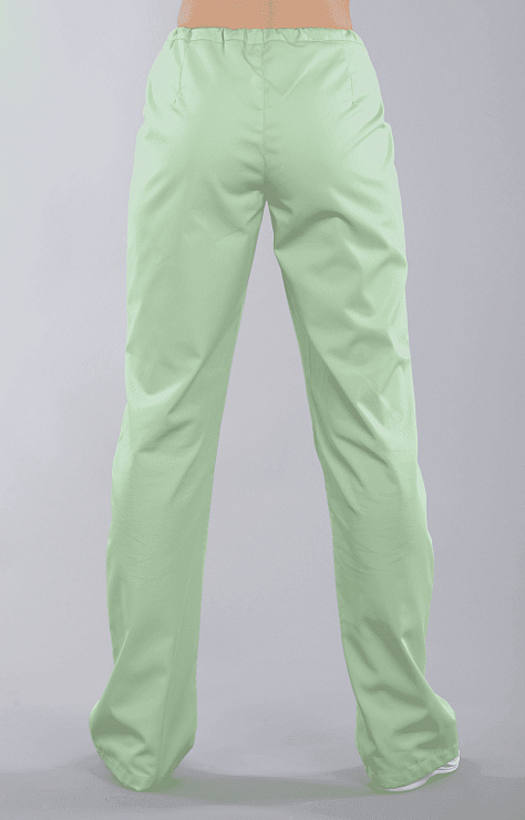 Брюки женские со шнуром, зелёный лист, 58