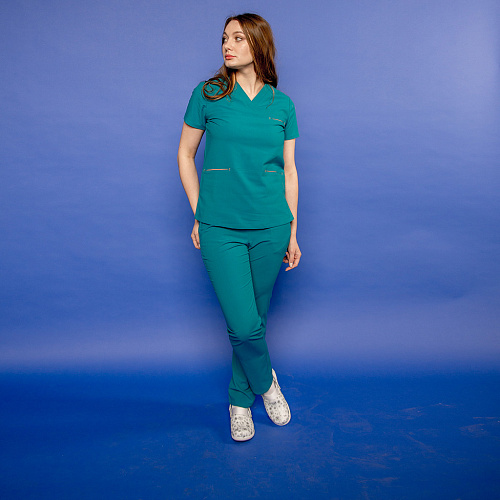 Туника женская 256 Louisiana, R130 аквамарин, S