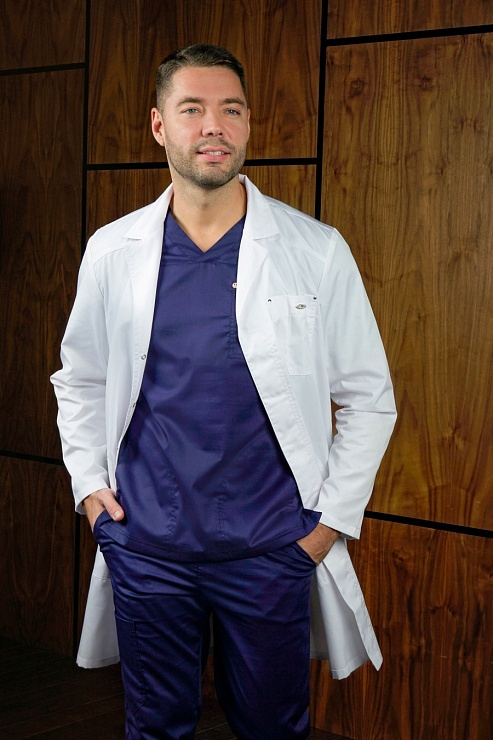 Халат мужской «Практик», белый, 52