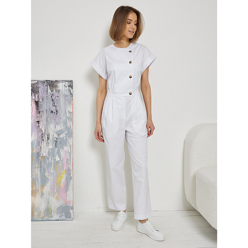 Комбинезон женский Dr. Nice «Beauty», белый, 50-52