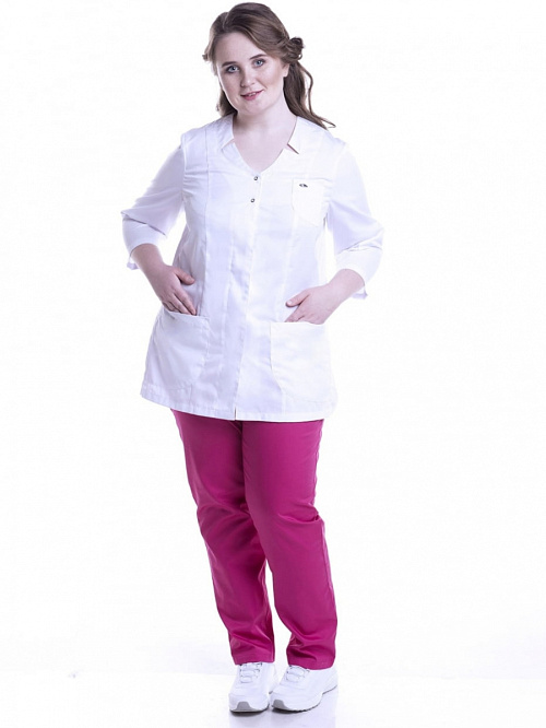 Блуза женская «Подарок», белый, 62