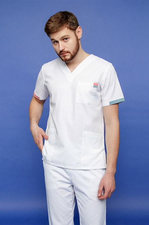 Туника мужская 258 Michigan, R150 белый, XXL