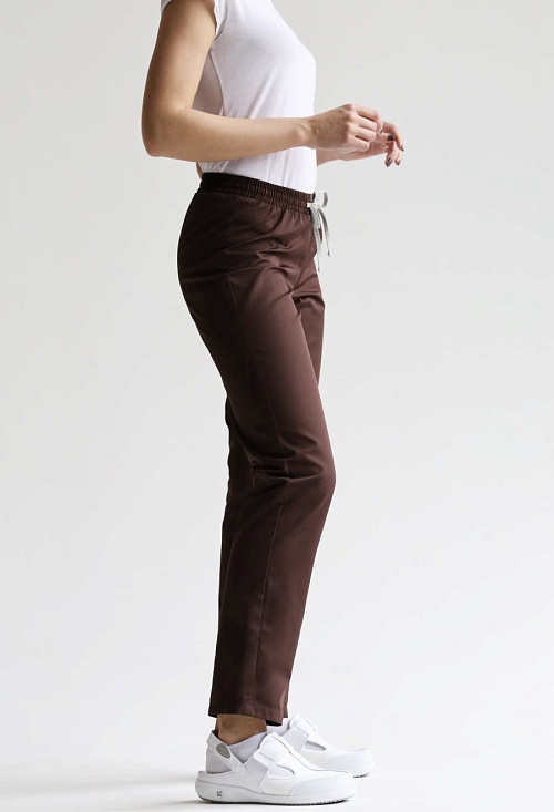 Брюки женские «Комфорт», шоколад, 54