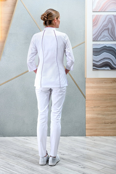 Блуза женская «Темпа», белый, 52