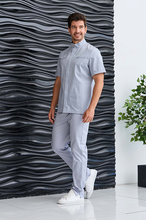 Туника мужская Dr. Nice, на молнии, серый, 50
