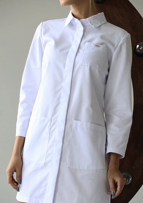 Халат женский «Реноме», белый, 46