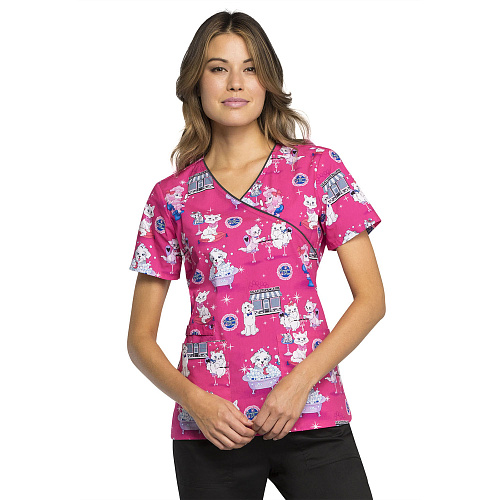 Топ женский Cherokee CK614, котики-собачки, S