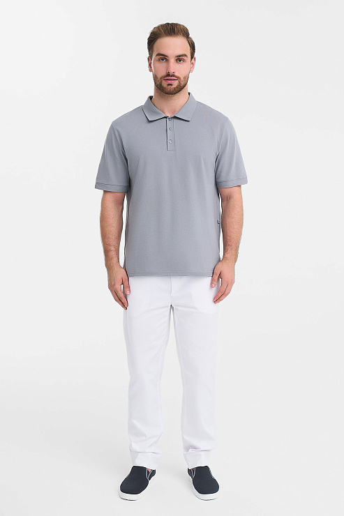 Поло мужское Тезис TZ550, серый, 48