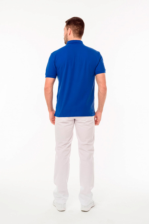 Поло мужское, василек, 50