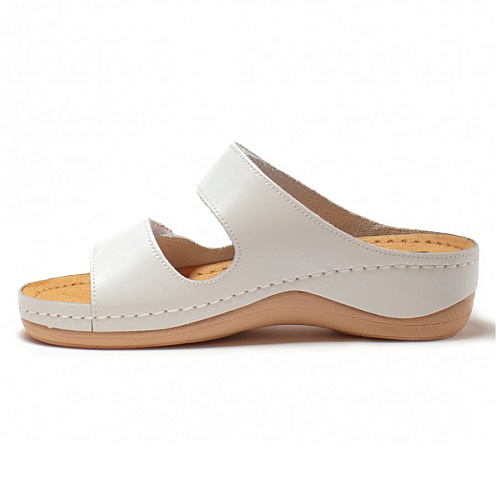 Тапочки-сабо Леон 904, женские, белые, 39