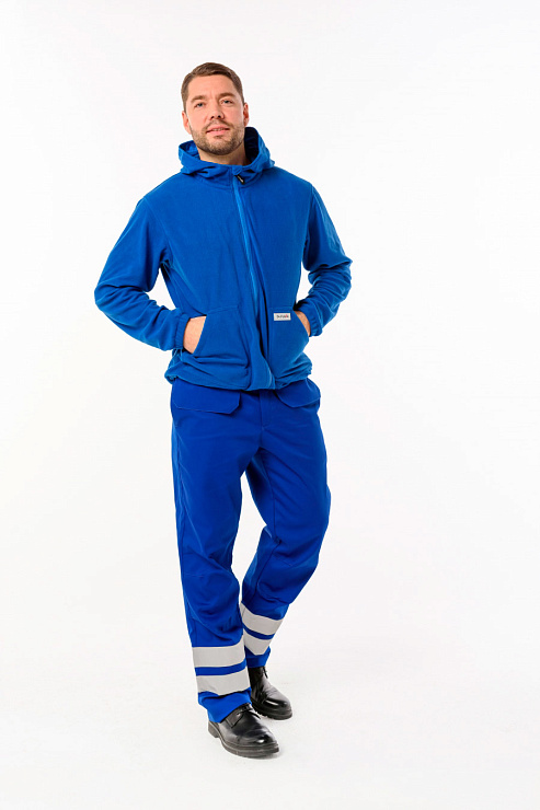 Толстовка мужская «Скорая Помощь», василек, 52-54