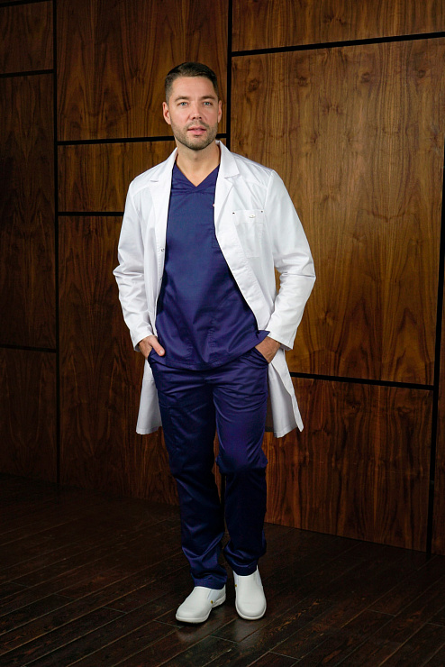 Халат мужской «Практик», белый, 60