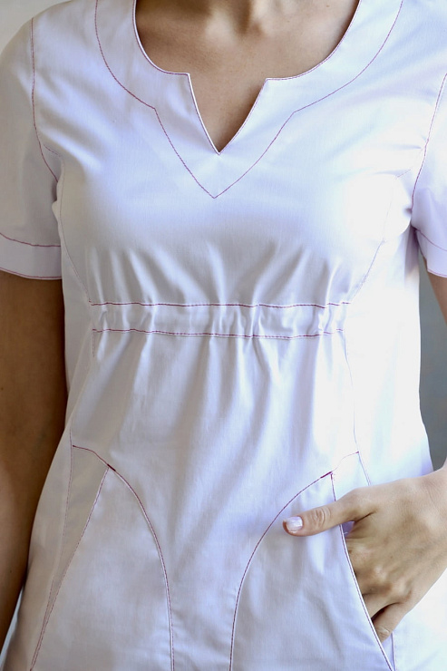 Блуза женская «Колибри», белый, 42