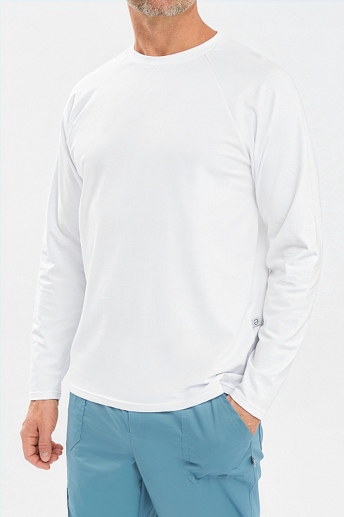Лонгслив мужской Тезис TZ512, белый, 56