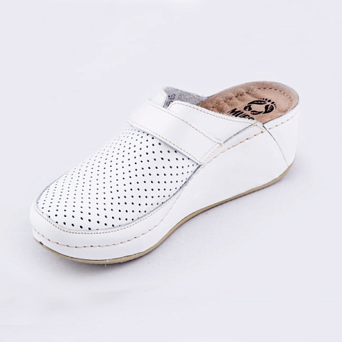 Сабо MUBB Comfort Gel Massage 6001, женские, белый, 40