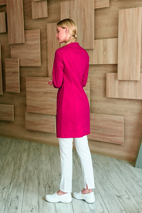 Халат женский «Вторая кожа», малина, 48