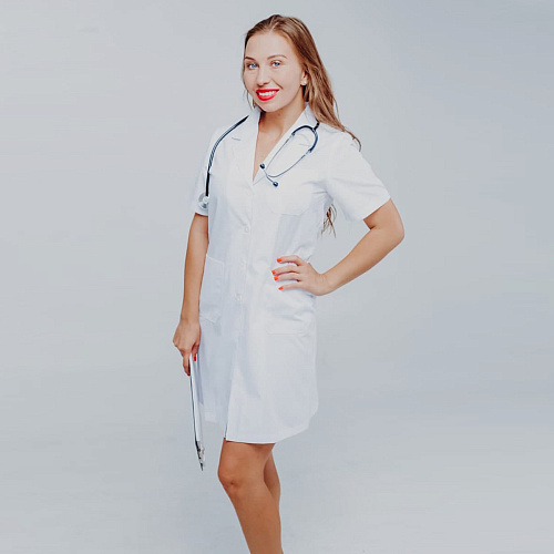 Халат женский PULSE, белый, S