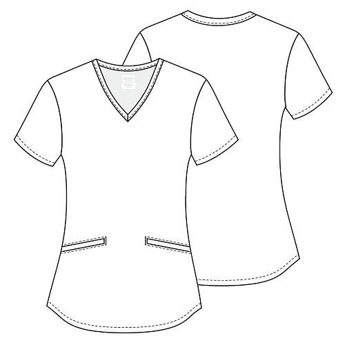 Топ женский Cherokee CK637, морской, S