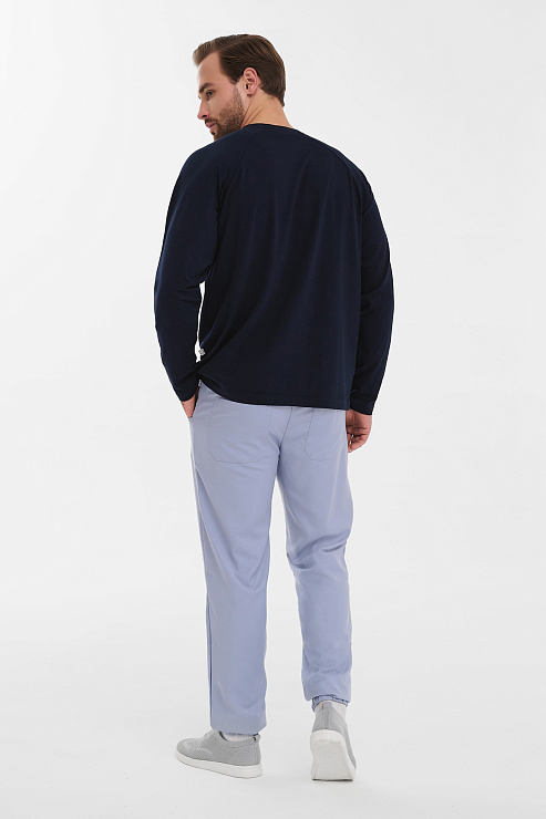 Лонгслив мужской Тезис TZ512, темно-синий, 54