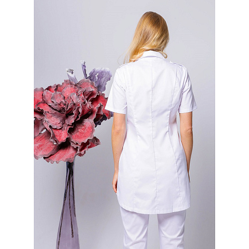 Блуза женская «Сафари», белая, 52