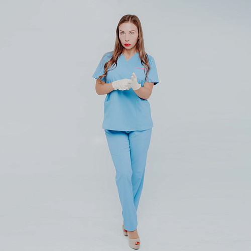 Туника женская 247 Montana, R186 серо-голубой, M