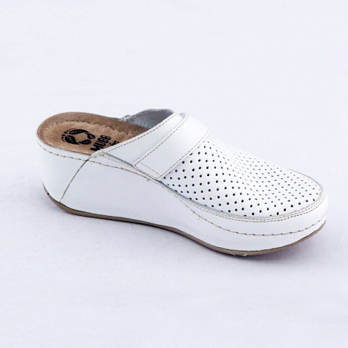 Сабо MUBB Comfort Gel Massage 6001, женские, белый, 40