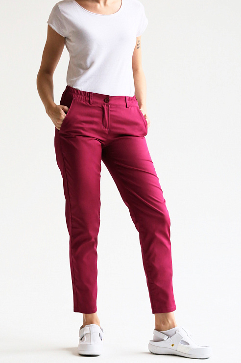 Брюки женские «NEW», малина, 42