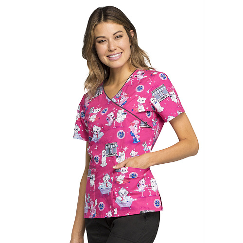 Топ женский Cherokee CK614, котики-собачки, S