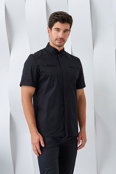 Туника мужская Dr. Nice, на молнии, черный, 52