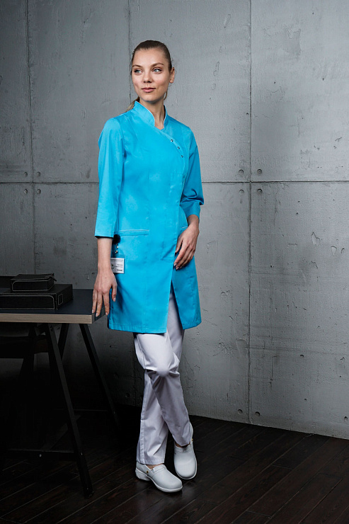 Блуза женская «Восток», лазурный, 56