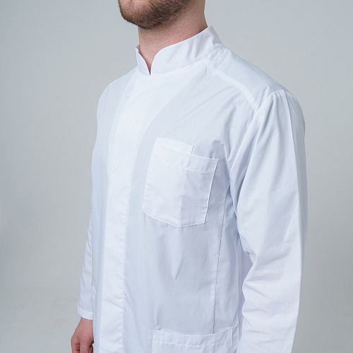 Халат мужской 68ТСД, белый, 58