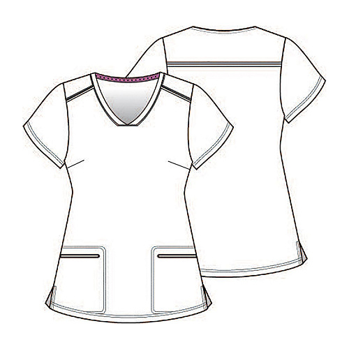 Топ женский HeartSoul HS638, черный, принт с единорогом, L