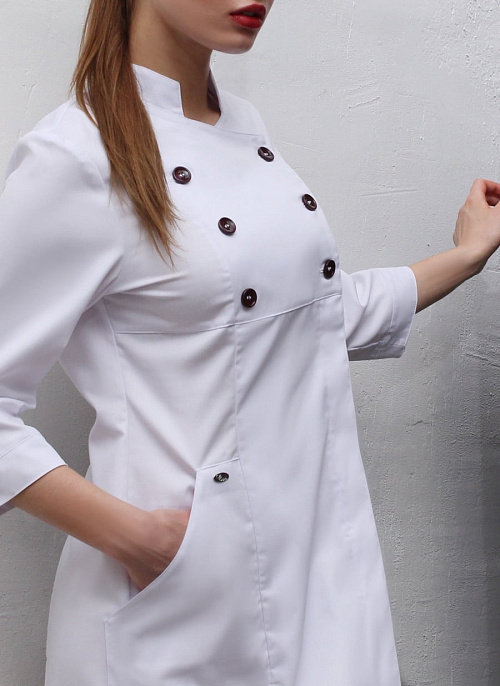 Халат женский «Италия», белый, 52