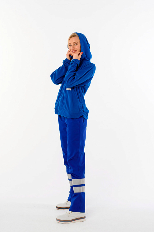 Толстовка женская «Скорая Помощь», василек, 56-58