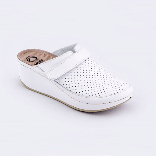 Сабо MUBB Comfort Gel Massage 6001, женские, белый, 36