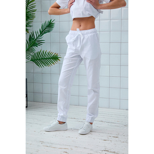 Джоггеры женские Dr. Nice, белый, 48