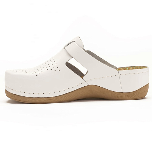 Тапочки-сабо Леон 950, женские, белые, 40