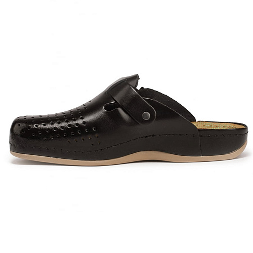 Тапочки-сабо Леон 700М, мужские, черные, 43