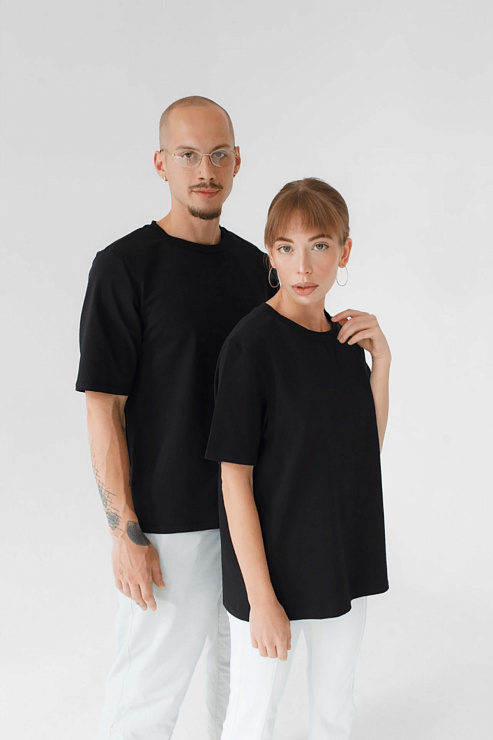 Футболка мужская Тезис TZ510, черный, 54-56