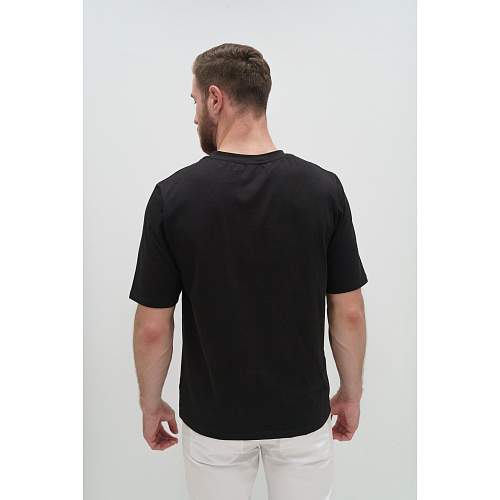 Футболка унисекс Тезис TZ111, принт "LAZER", черный, 54-56