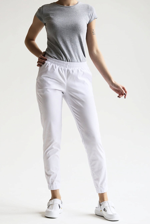 Брюки женские «Релакс», белые, 44