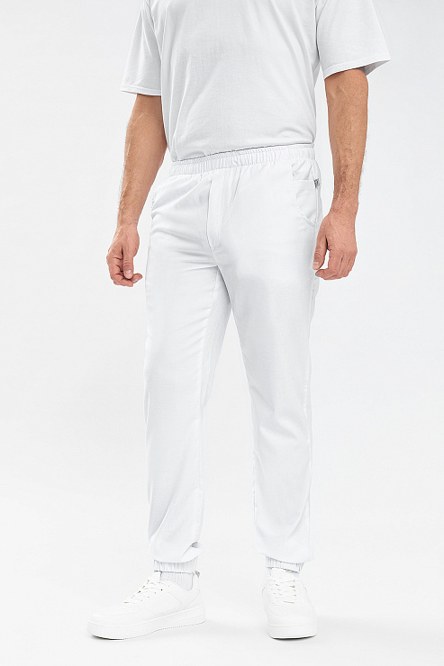 Джоггеры мужские Тезис TZ628, белый, 52