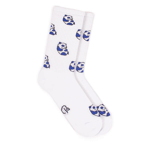 Носки женские, "Панды", белый, 36-40