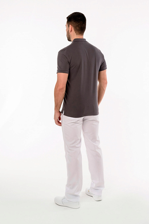 Поло мужское, серый, 54