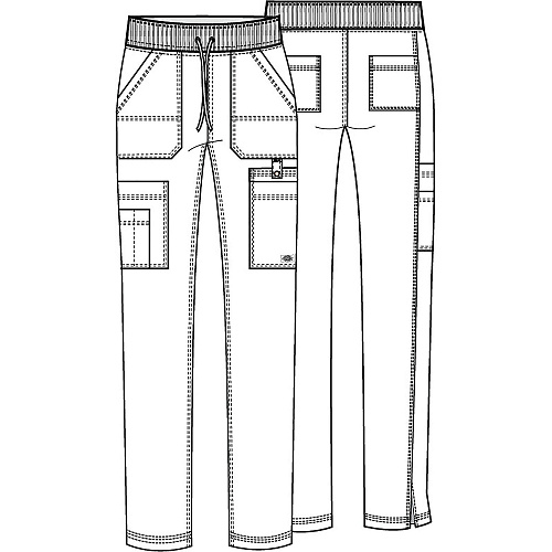 Брюки женские Dickies DK080, тёмно-синий, S