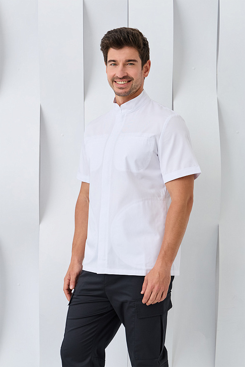 Туника мужская Dr. Nice, на молнии, белый, 48